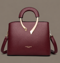 LuxeCarry "Muse" Structured Leather Tote