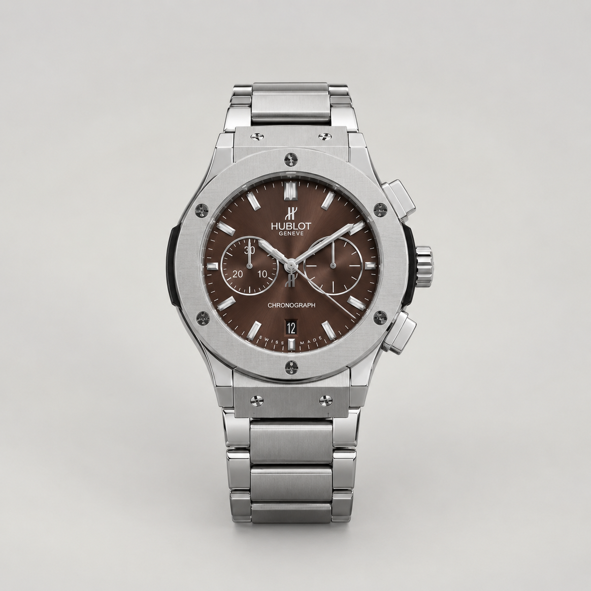 NABAT Executive Luxury Steel Chronograph Men's Watch