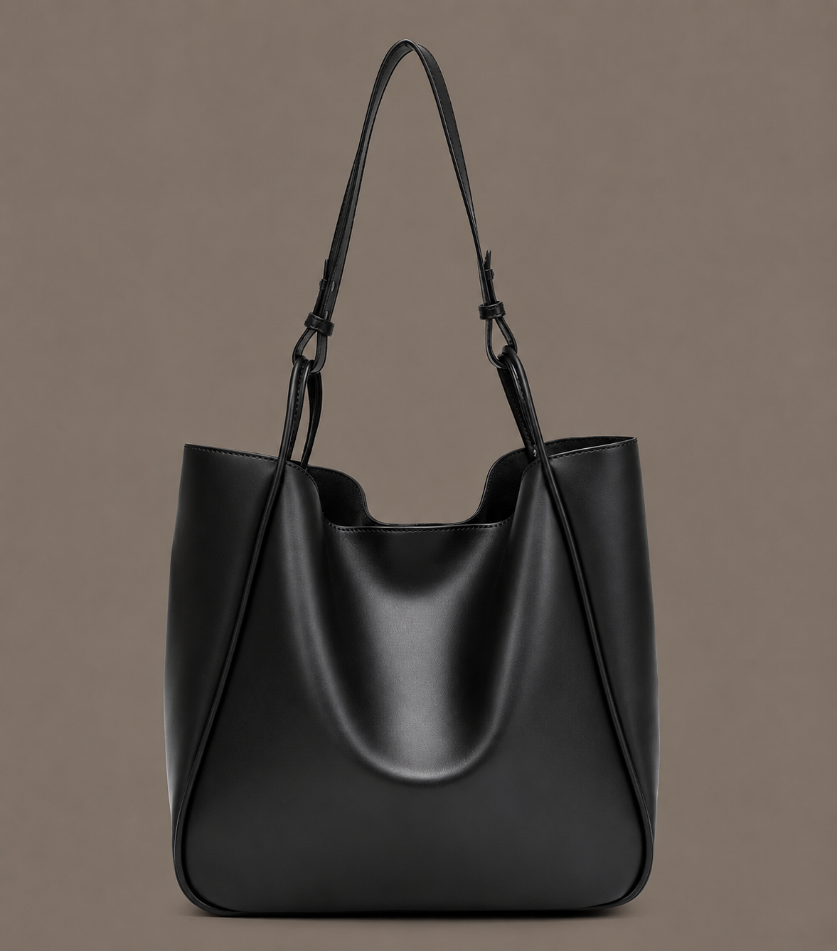 LuxeCarry Large Capacity PU Leather Tote Bag
