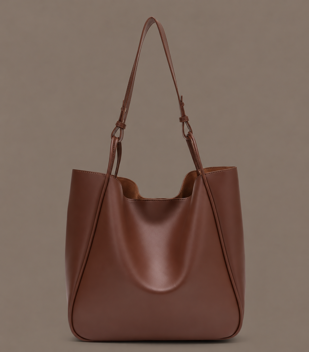 LuxeCarry Large Capacity PU Leather Tote Bag