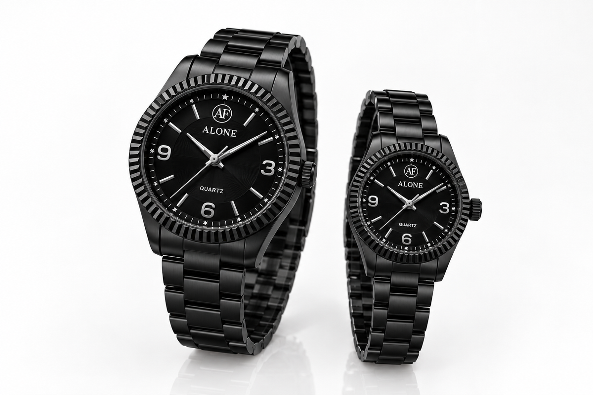 NABAT Classic Two-Tone Couple Watch Set