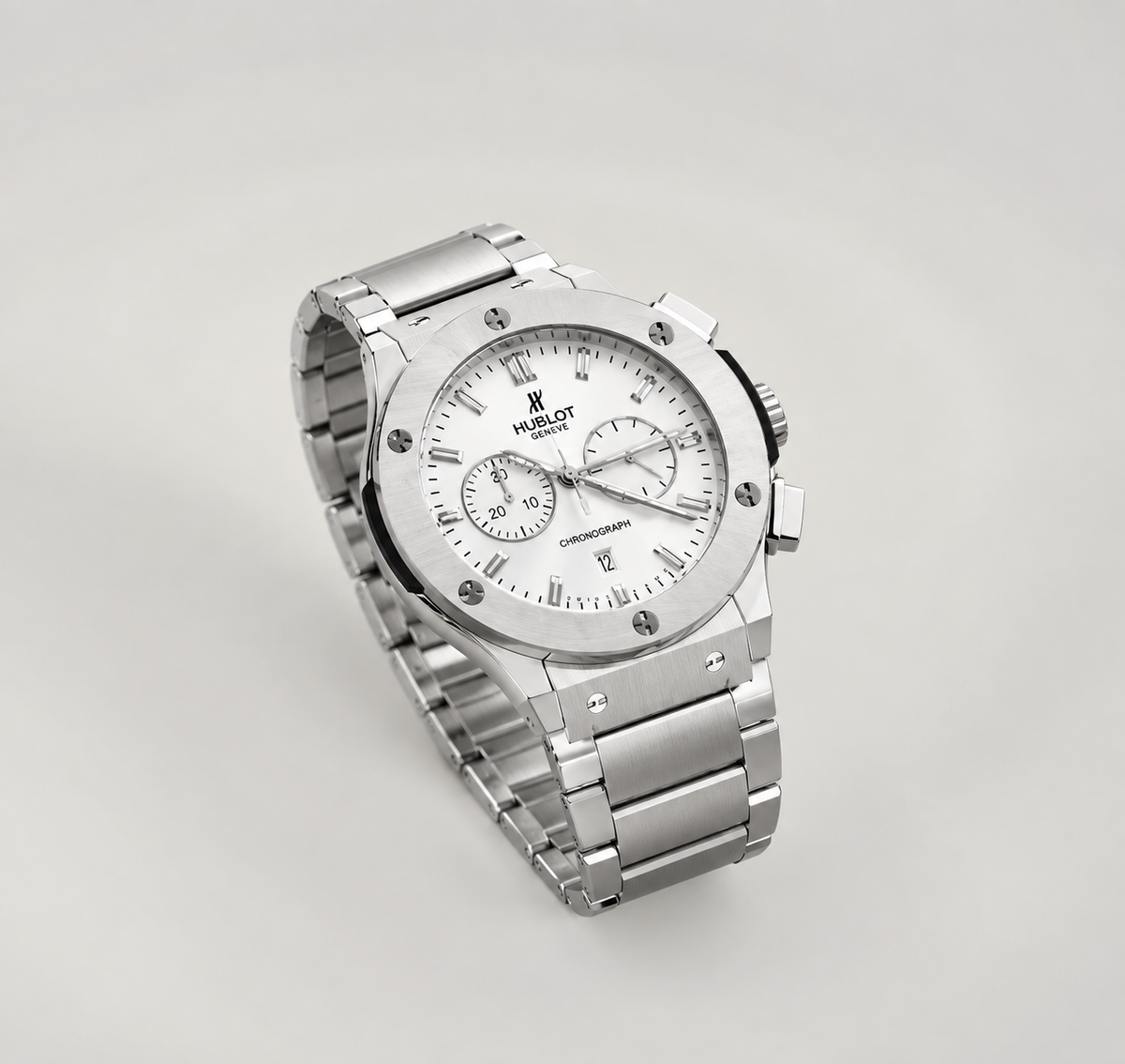 NABAT Executive Luxury Steel Chronograph Men's Watch