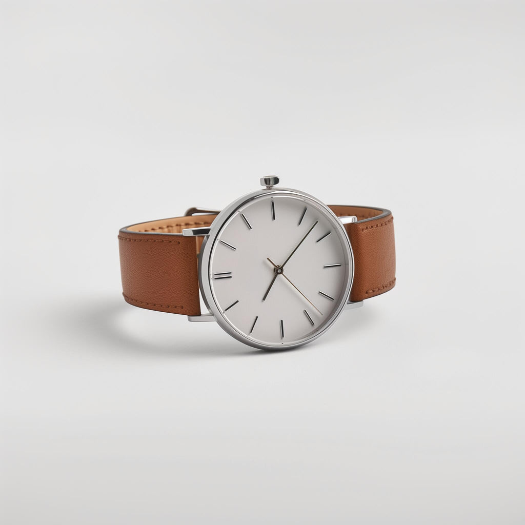 Minimalist Classic Brown Leather Watch